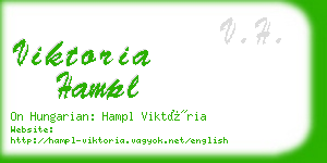 viktoria hampl business card